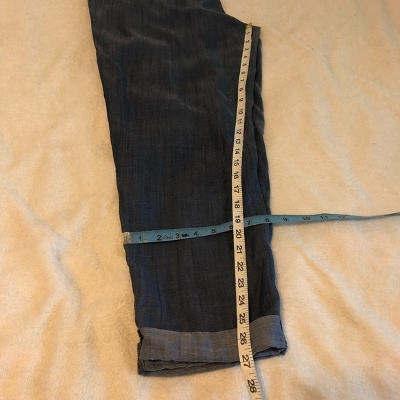 ELLEN TRACY Pants Women's Size Large Blue 100% Tencel/Lyocell Pull-On - Picture 5 of 14